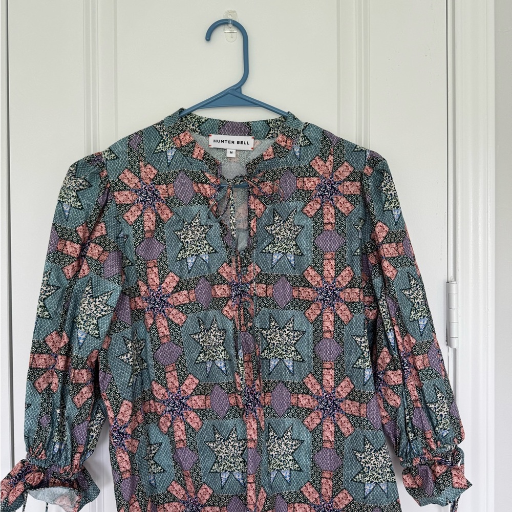 Hunter Bell Patterned Blouse